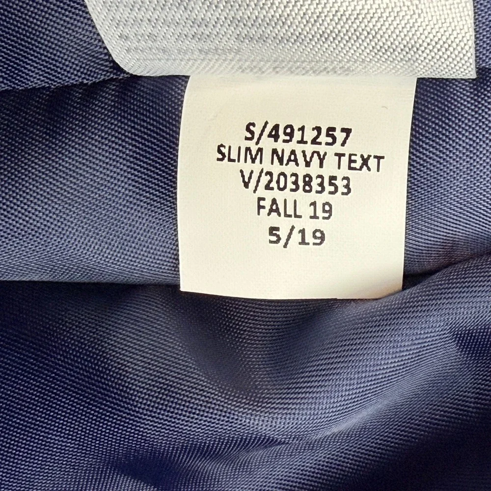 Banana Republic 40L Slim UNSTRUCTURED Stretch Blazer Sport Coat Textured Blue